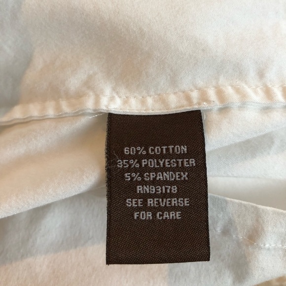 ADRIENNE VITTADINI White Pleated Bib Neck Tunic - Picture 6 of 6